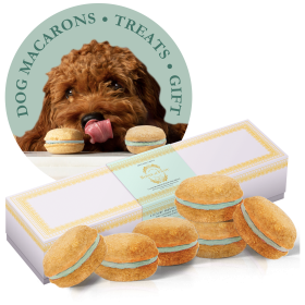 Dog Macarons - Count of 6 (Dog Treats | Dog Gifts)