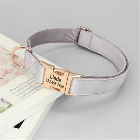 Dog Small Corgi Method  Fighting Collar (Option: Grey-S)