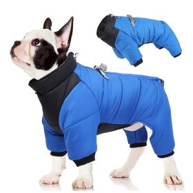 Pet Cotton Coat; Waterproof Warm Dog Jacket; Winter Dog Coat For Small Medium Large Dogs (Color: Orange-Red, size: XL)